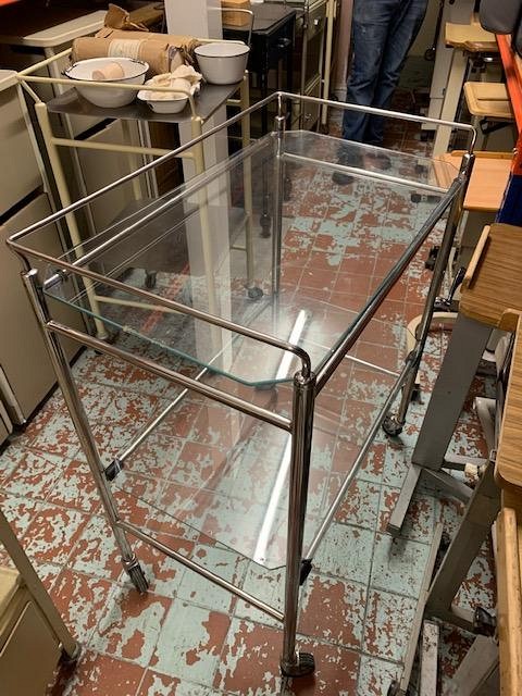 Steel and Glass Trolley